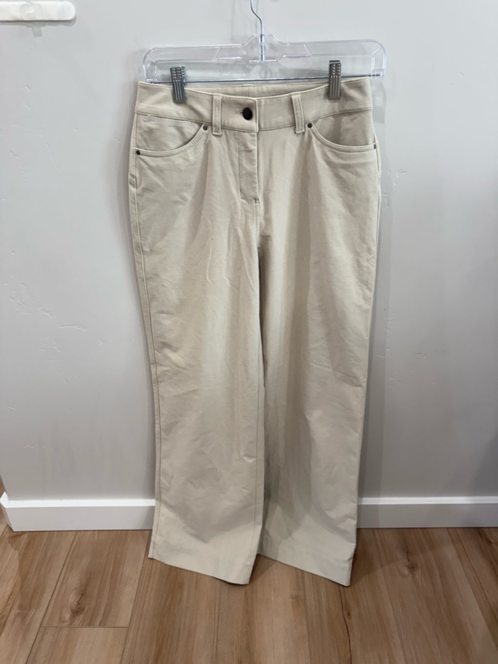 lululemon athletica Wide Leg Jeans in Cream size 25! Really good condition